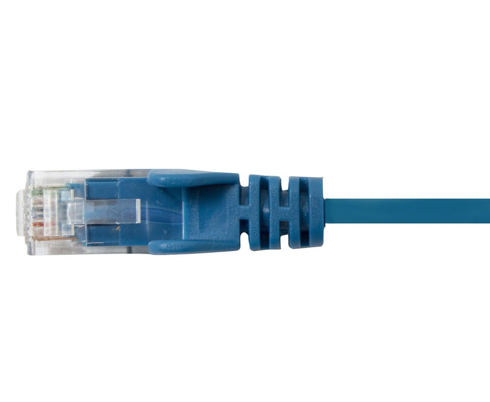 Cabac PATCH LEAD CAT6 28AWG BLUE 1M SLIM PLC6BL1SL