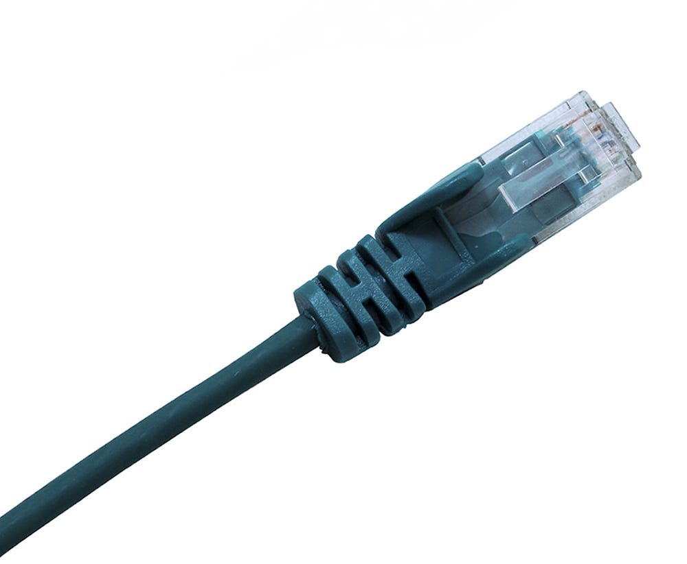 Cabac PATCH LEAD CAT6 28AWG GREEN 0.3M SLIM PLC6GN0.3SL