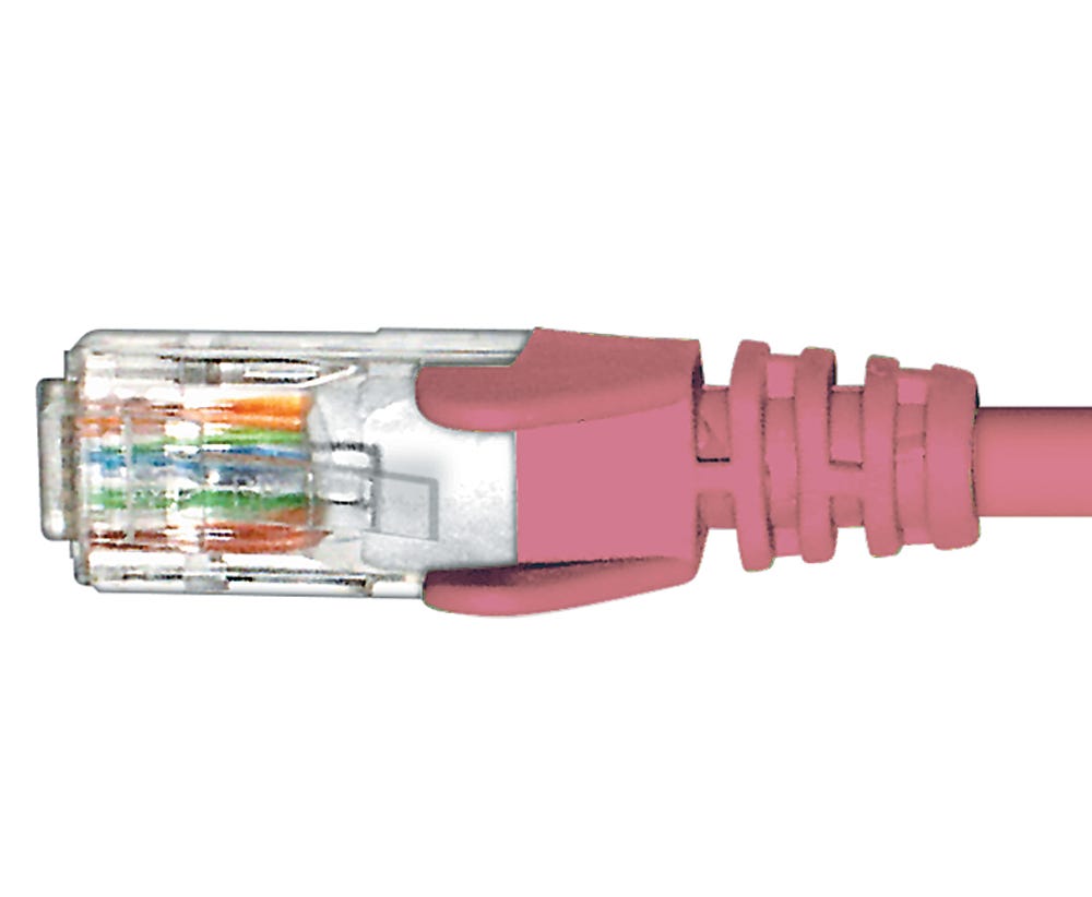 Cabac PATCH LEAD CAT6 PINK 1.5M PLC6PK1.5