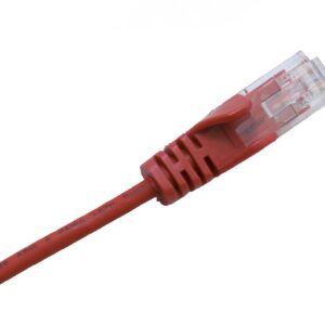Cabac PATCH LEAD CAT6 28AWG RED 1M SLIM PLC6RD1SL