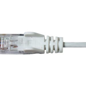 Cabac PATCH LEAD CAT6 28AWG WHITE 5M SLIM PLC6WH5SL