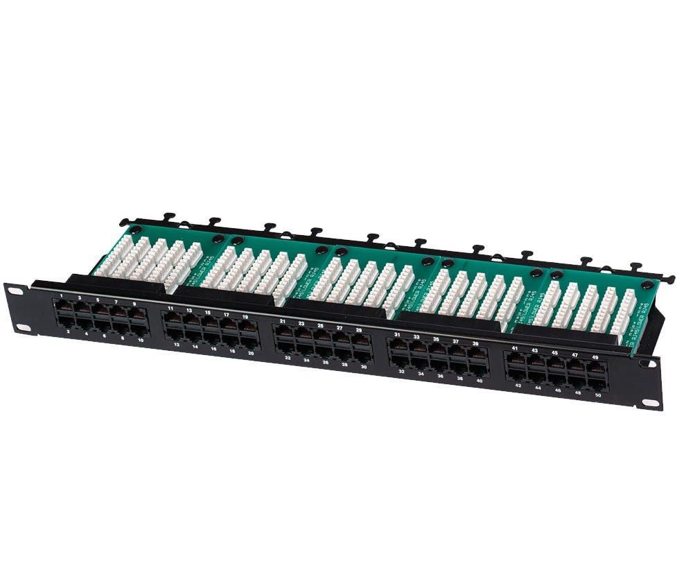 Cabac PATCH PANEL TELCO 19 INCH 1RU 50 PORT PP50TELCO