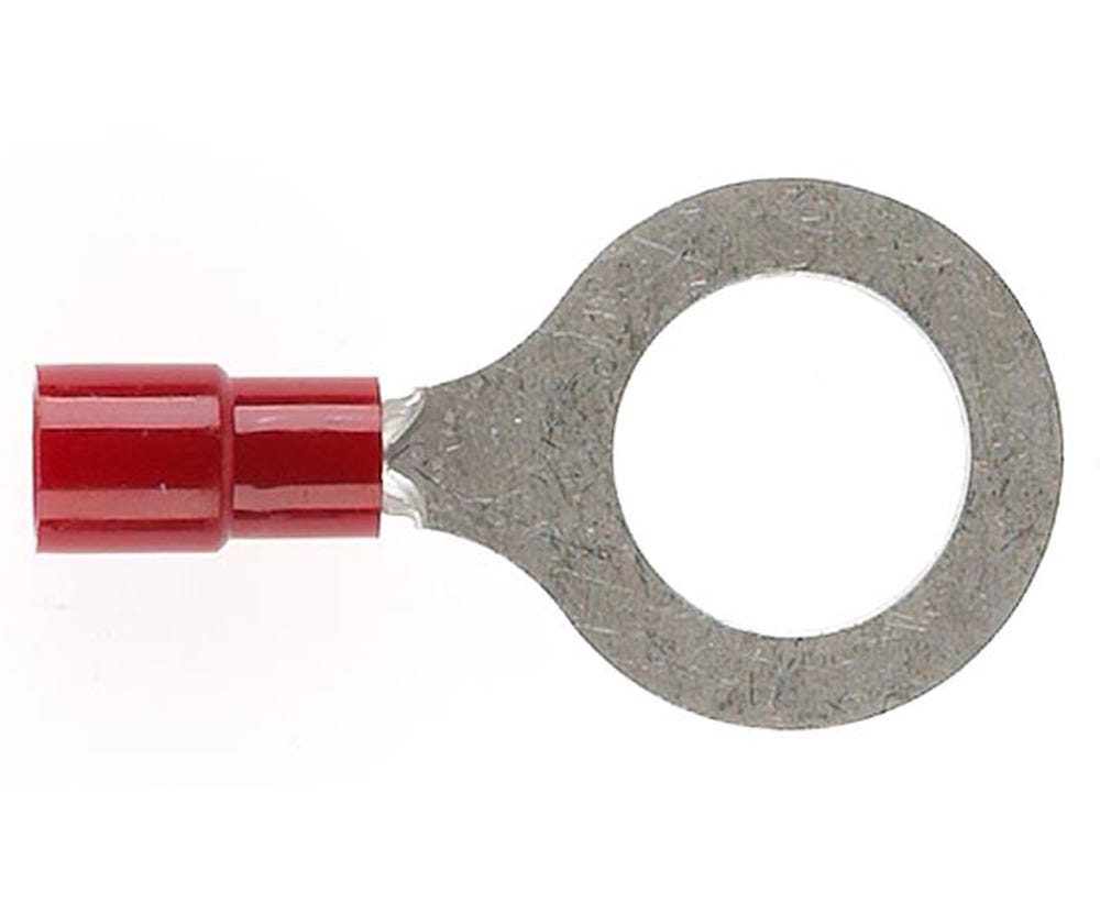 Cabac RED RING TERMINAL 10MM STUD RT1.25-10 x 25