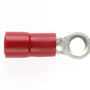 Cabac RED RING TERMINAL 3MM STUD RT1.25-3 x 100