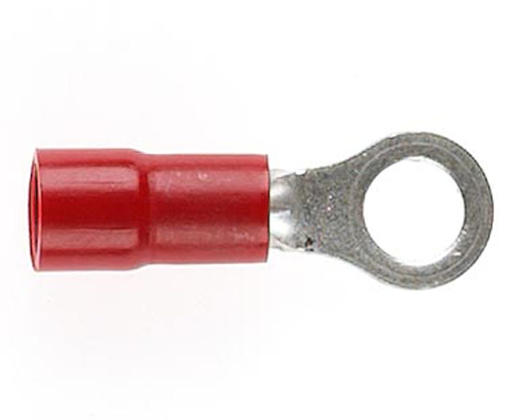 Cabac RED RING TERMINAL 4MM STUD RT1.25-4 x 100
