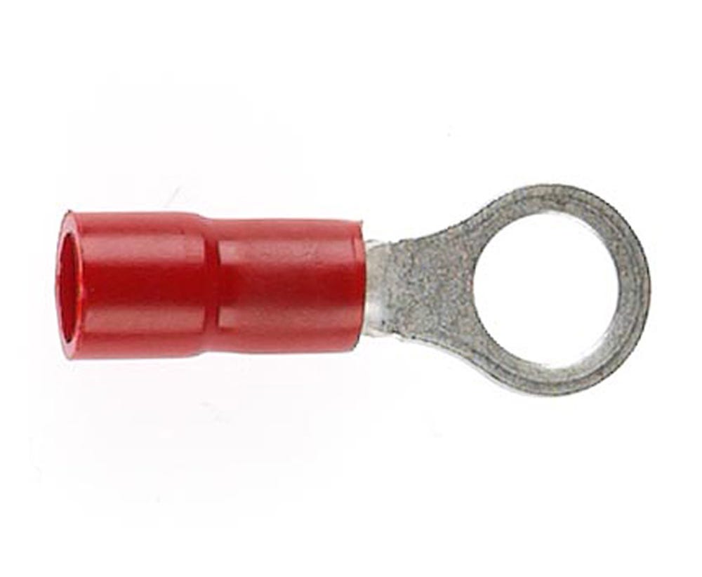 Cabac RED RING TERMINAL 5MM STUD RT1.25-5 x 100