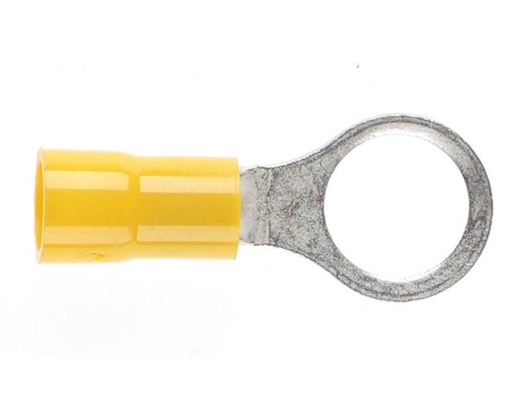 Cabac YELLOW RING TERMINAL 10MM STUD DG RT5.5-10DG x 25