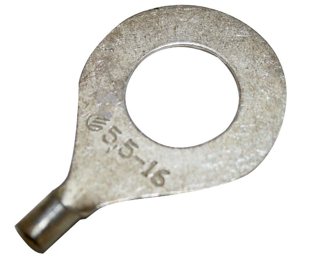 Cabac UNINSULATED RING TERMINAL 16MM RTU5.5-16 x 50
