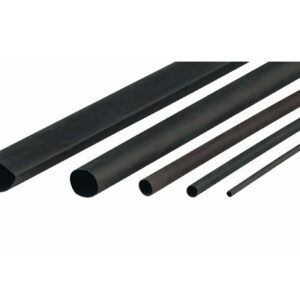 Cabac HEATSHRINK THIN WALL 9.5MM BLACK 5M BOX XLP10BK-5M