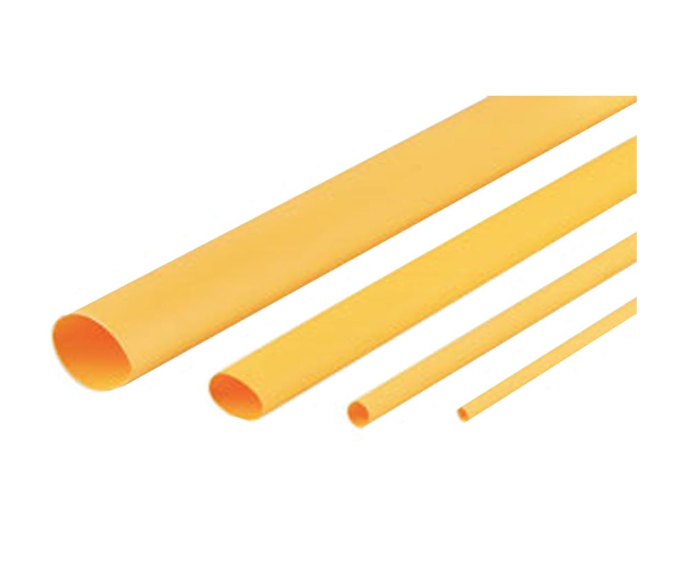 Cabac HEATSHRINK THIN WALL 4.8MM YELLOW 1.2M XLP5Y/4FT