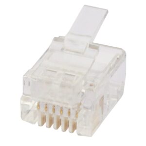 Cabac PLUG RJ12 6P6C ROUND STRANDED UTP 10PK 0666RST-X