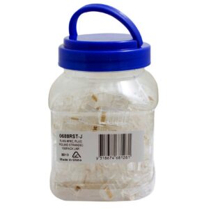 Cabac PLUG RJ45 8P8C C5E STRAND UTP 100PK JAR 0688RST-J