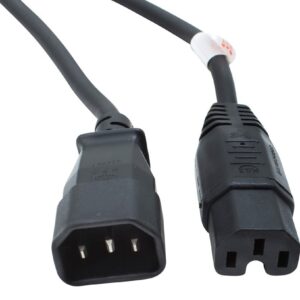 Cabac CABLE POWER IEC C14 TO C15 1.5M 40IEC14151.5