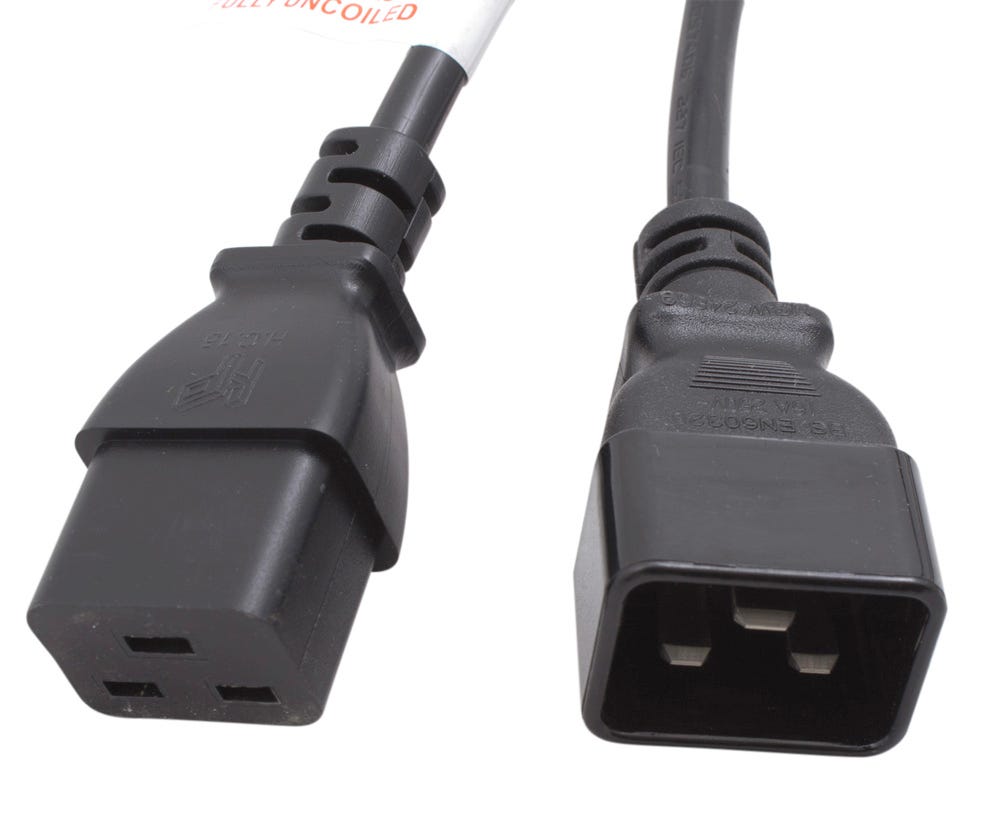 Cabac CABLE POWER IEC C19 TO C20 2M 40IEC19202