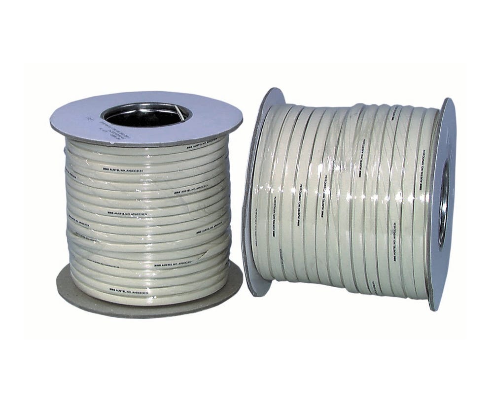 Cabac CABLE MODULAR 6 WAY IVORY 59MOD6IDCI x 100