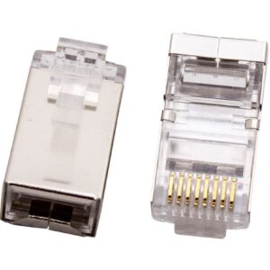 Cabac PLUG RJ45 8P8C CAT6 2 PIECE STP 50PK C68P8CS2P-L