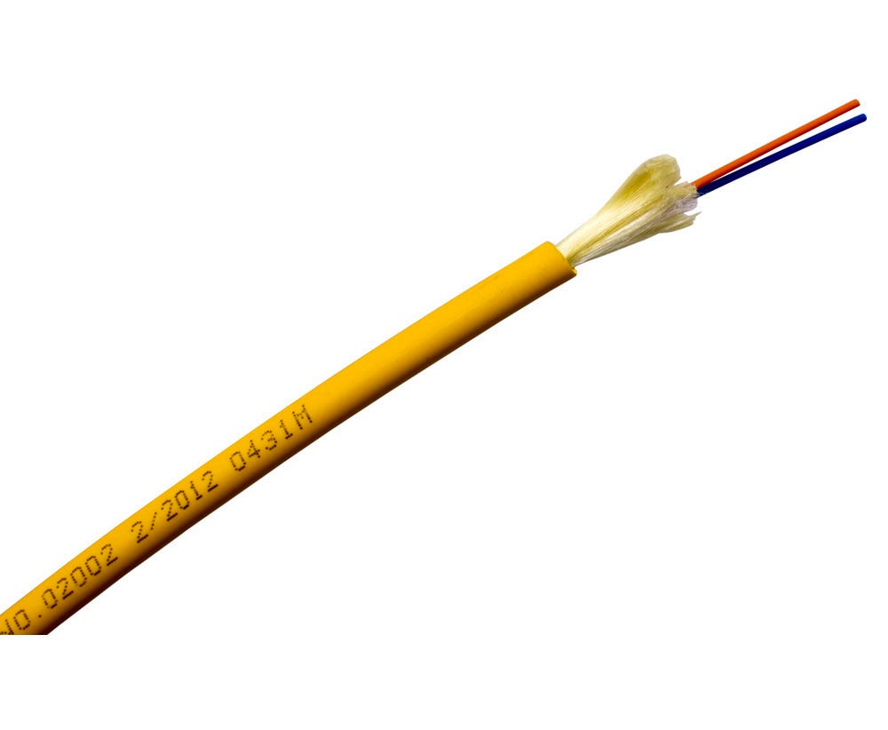 MSS Fibre 2F INDOOR/OUTDOOR RISER CABLE SM YELLOW CAB-IOR-02-SM-YL