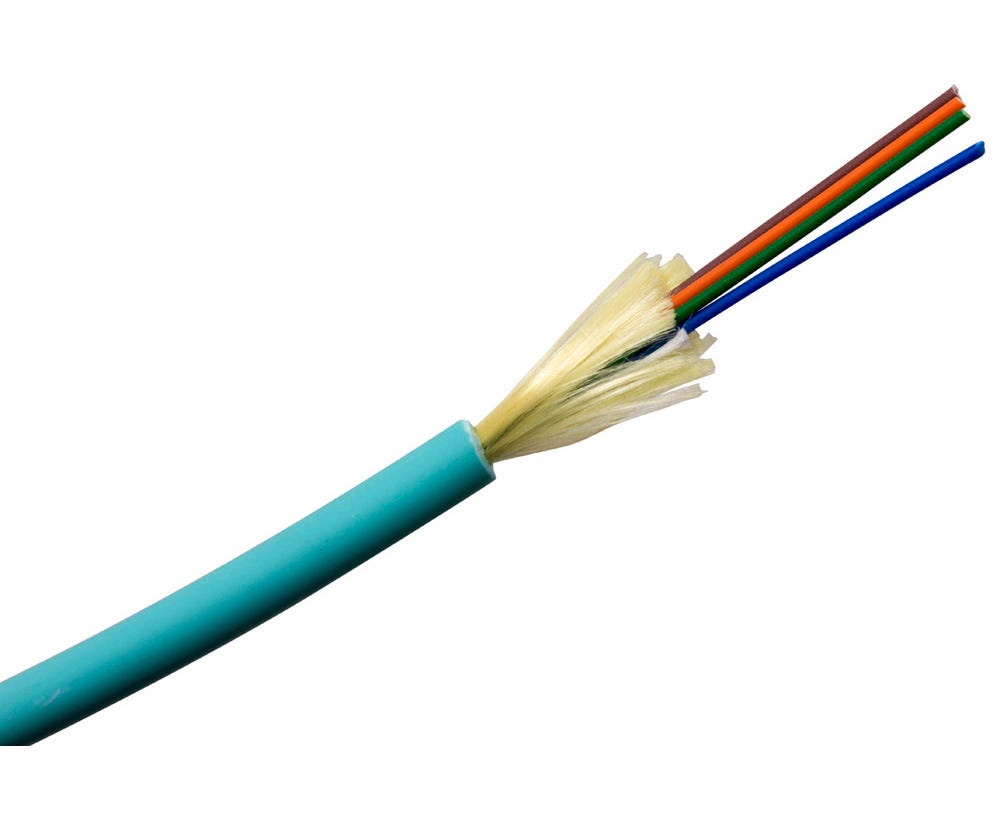 MSS Fibre 4F INDOOR/OUTDOOR RISER CABLE OM3 AQUA CAB-IOR-04-MM3-AQ