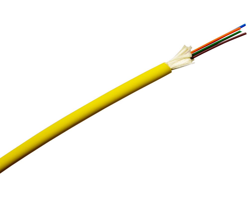 MSS Fibre 4F INDOOR/OUTDOOR RISER CABLE SM YELLOW CAB-IOR-04-SM-YL