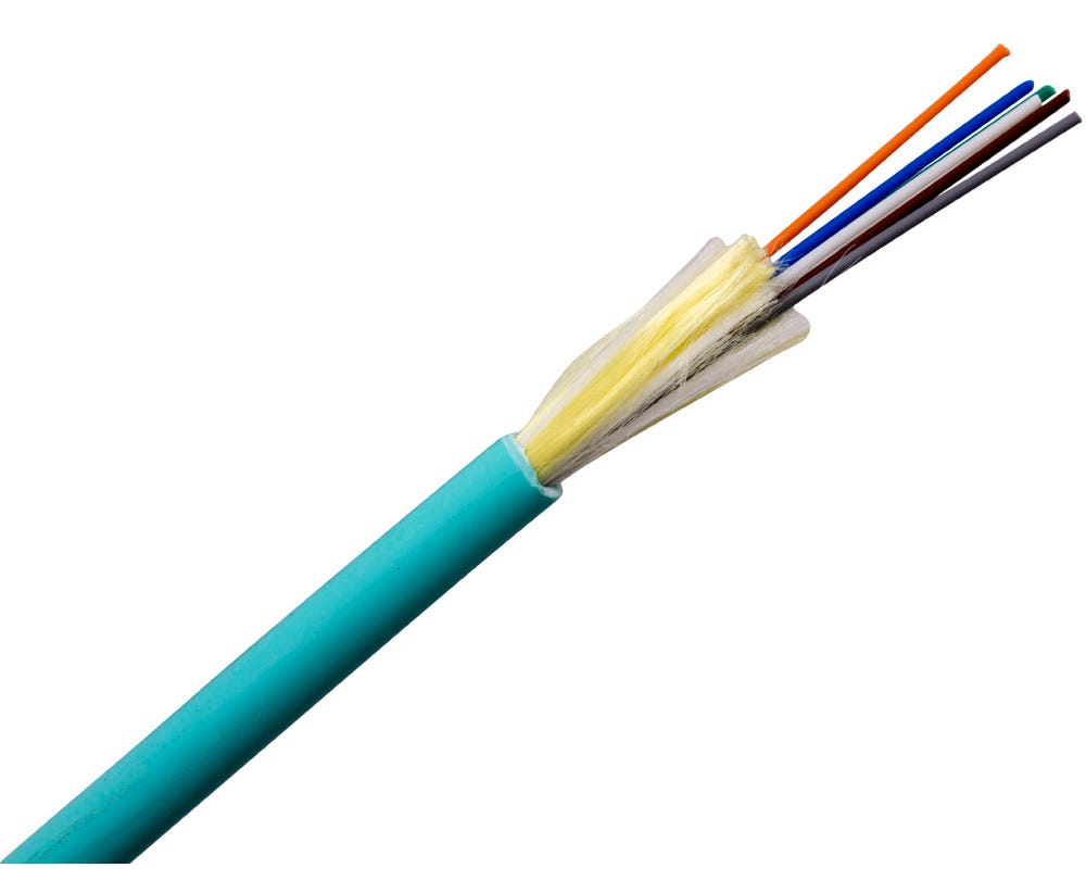 MSS Fibre 6F INDOOR/OUTDOOR RISER CABLE OM3 AQUA CAB-IOR-06-MM3-AQ