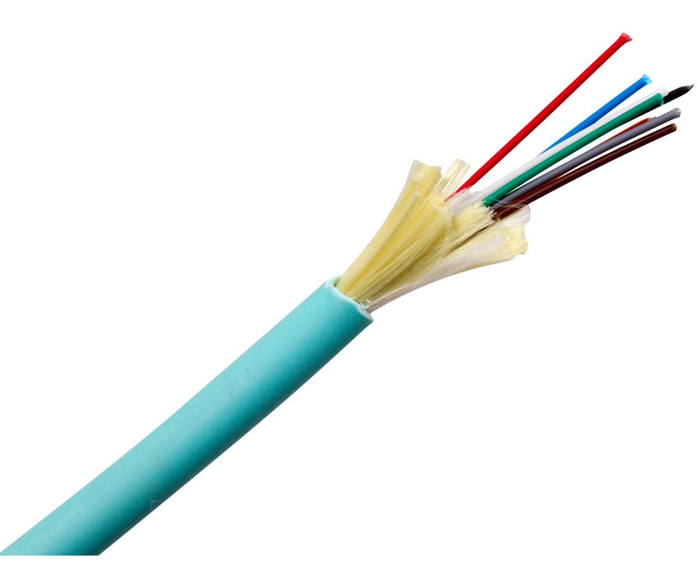 MSS Fibre 8F INDOOR/OUTDOOR RISER CABLE OM3 AQUA CAB-IOR-08-MM3-AQ