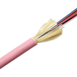 MSS Fibre 12F INDOOR/OUTDOOR RISE OM3 PINK RAL3015 CAB-IOR-12-MM3-PK