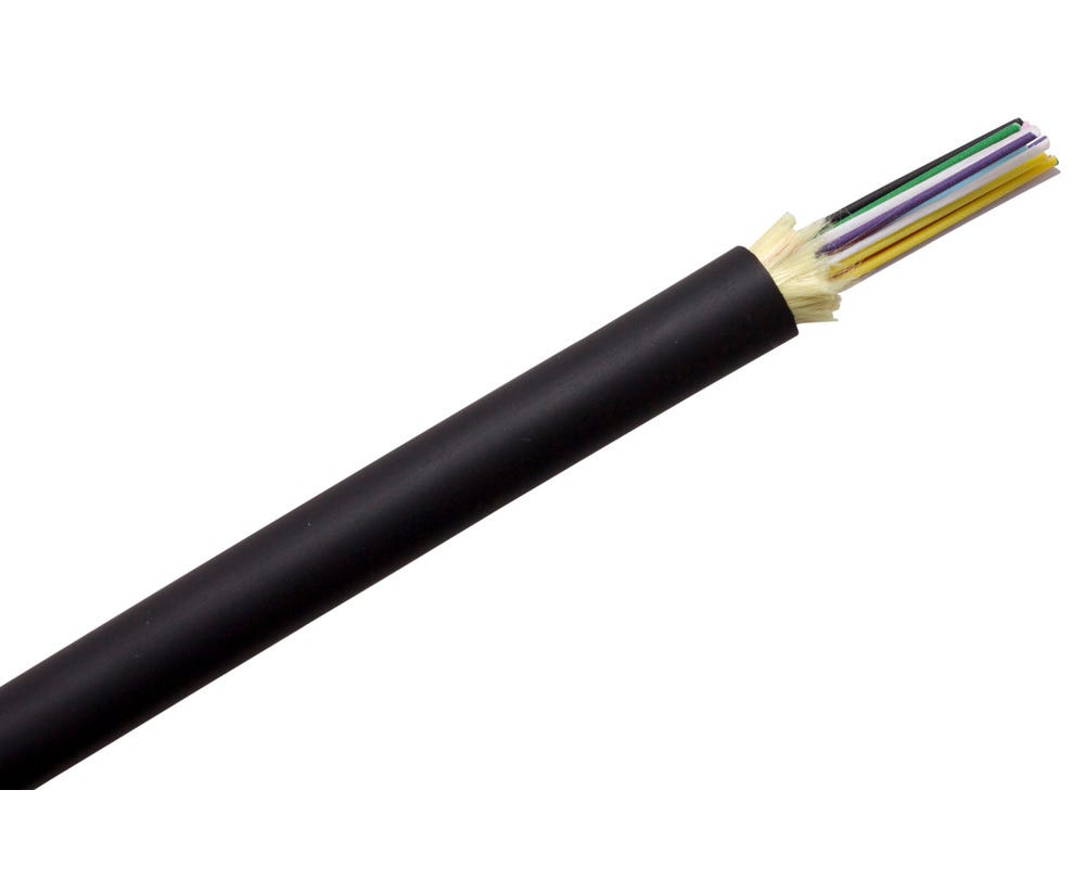 MSS Fibre 24F INDOOR/OUTDOOR RISER CABLE SM BLACK CAB-IOR-24-SM