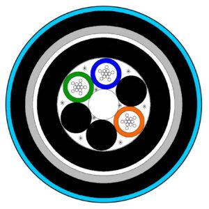 MSS Fibre 12F LOOSE TUBE OM1 ARMOUR PE/CST/PEnYLO CAB-LT-12-MMCST