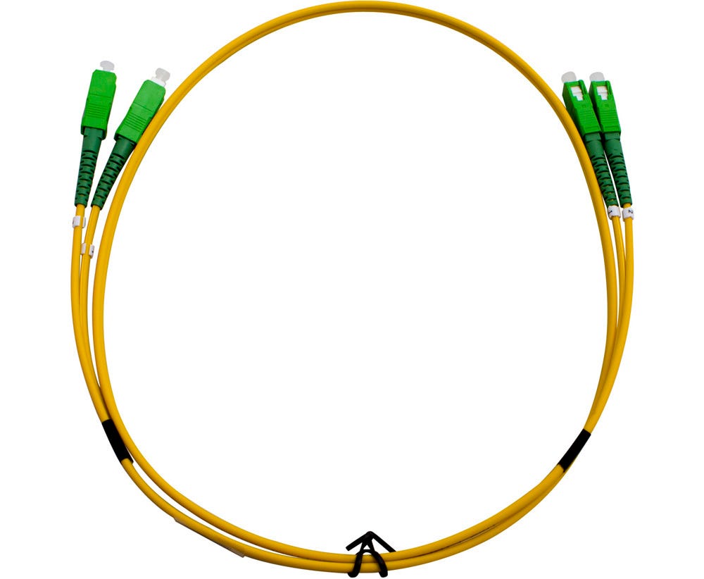 MSS Fibre SCA-SCA DUPLEX SM PATCHLEAD 2 MTR DSCASCA2M-SM