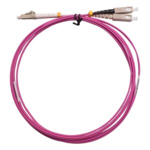 MSS Fibre SC-LC DUPLEX OM4 PATCHLEAD - 2 MTR DSCLC2M-MM4