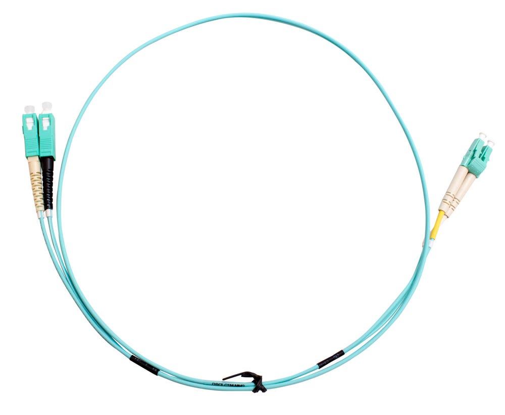 MSS Fibre SC-LC DUPLEX OM3 PATCHLEAD - 5 MTR DSCLC5M-MM3