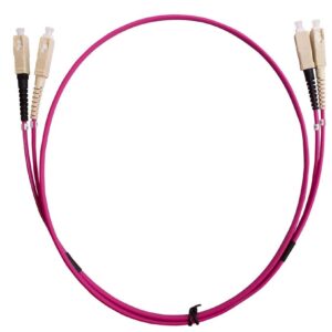 MSS Fibre SC-SC DUPLEX OM4 PATCHLEAD - 1 MTR DSCSC1M-MM4