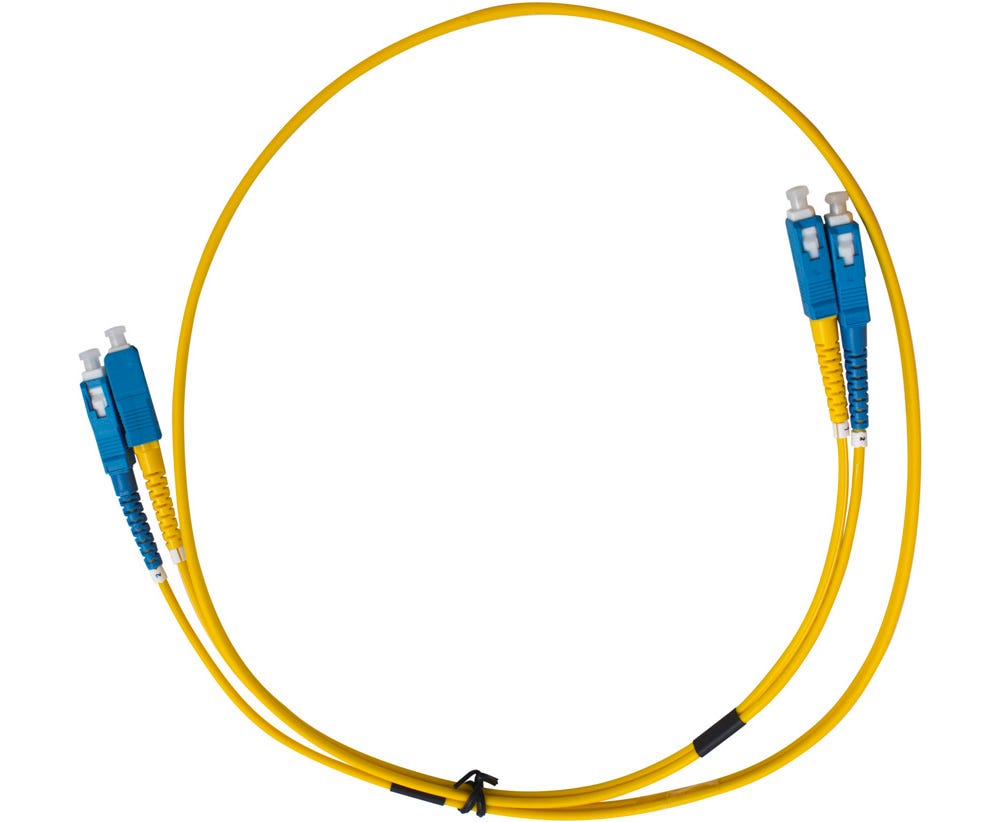 MSS Fibre SC-SC DUPLEX SM PATCHLEAD 1 MTR DSCSC1M-SM
