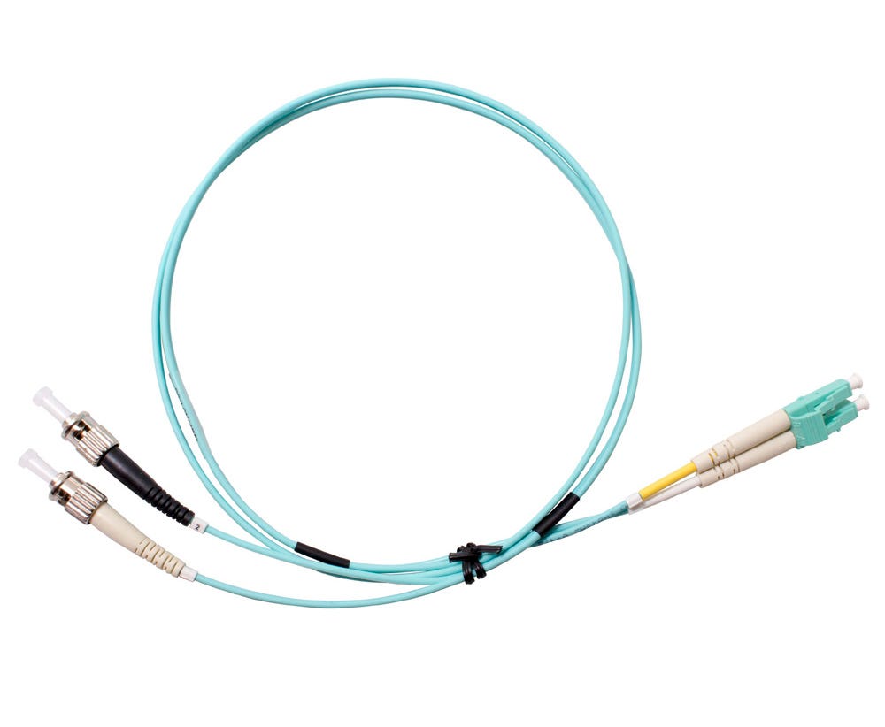 MSS Fibre ST-LC DUPLEX OM3 PATCHLEAD - 3 MTR DSTLC3M-MM3