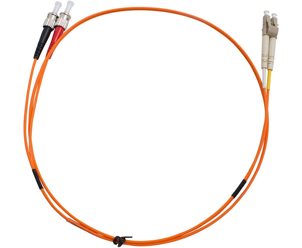 MSS Fibre ST-LC DUPLEX OM1 PATCHLEAD - 5 MTR DSTLC5M-MM