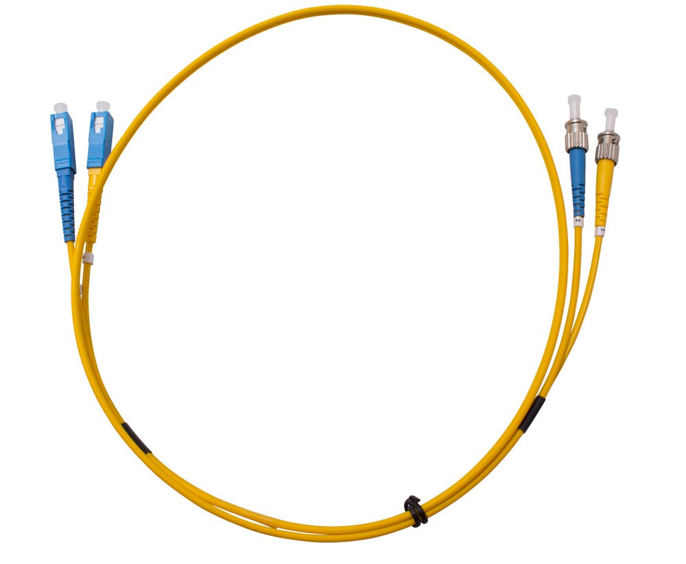MSS Fibre ST-SC DUPLEX SM PATCHLEAD 1 MTR DSTSC1M-SM