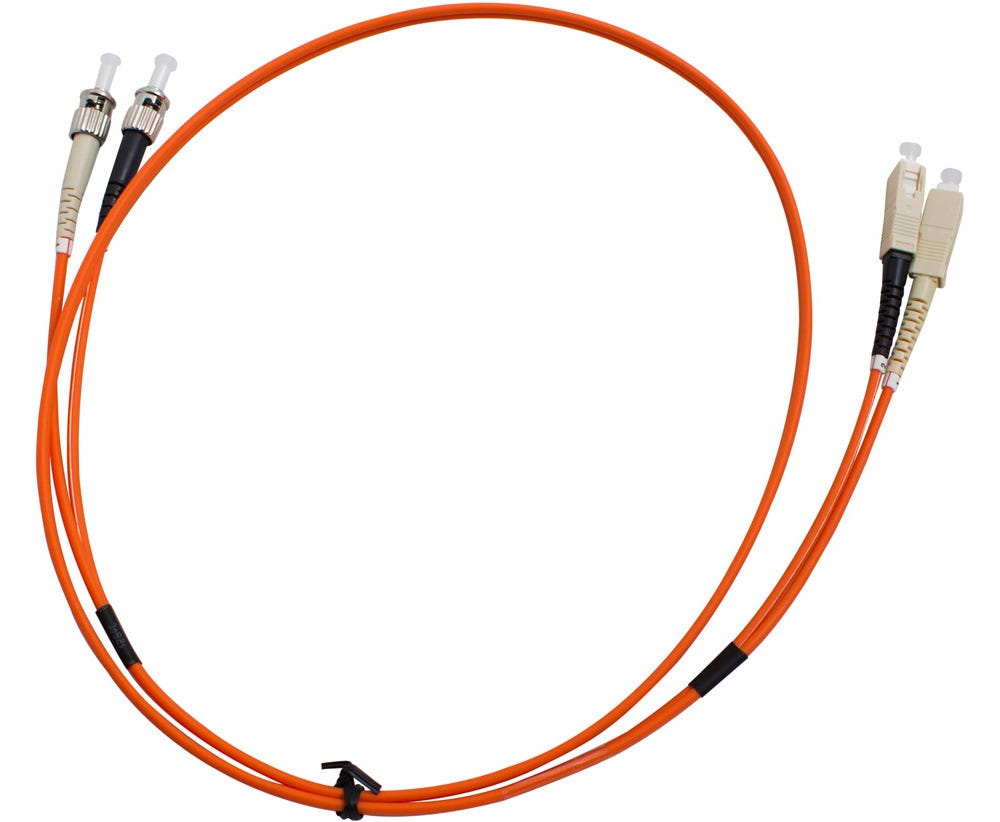 MSS Fibre ST-SC DUPLEX OM1 PATCHLEAD - 5 MTR DSTSC5M-MM