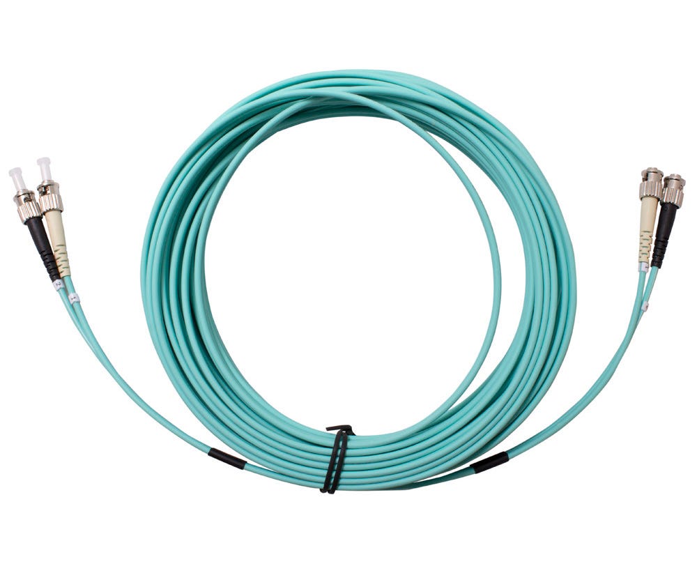 MSS Fibre ST-ST DUPLEX OM3 PATCHLEAD - 10 MTR DSTST10M-MM3