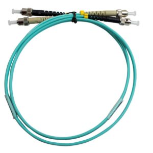 MSS Fibre ST-ST DUPLEX OM3 PATCHLEAD - 1 MTR DSTST1M-MM3