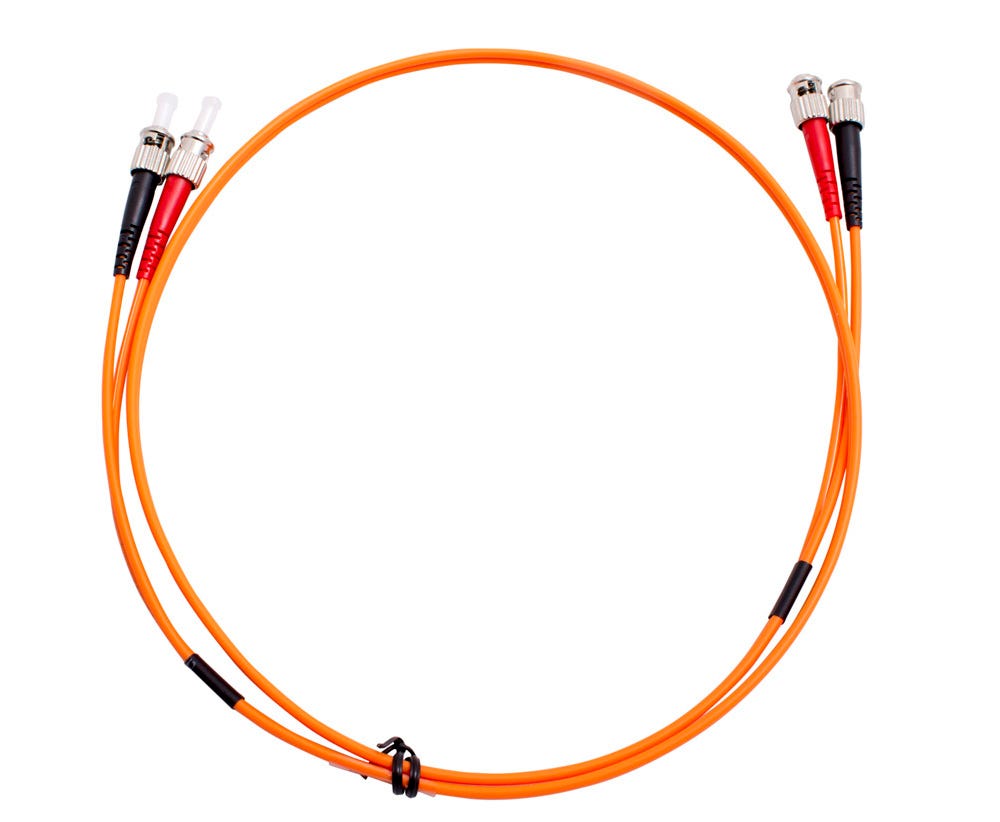 MSS Fibre ST-ST DUPLEX OM1 PATCHLEAD - 1 MTR DSTST1M-MM