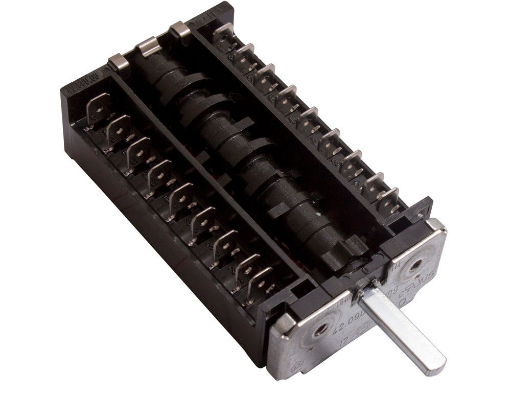 Ego ROTARY SWITCH KIT 16A 240V OFF + 7 ON EF42.08000.009