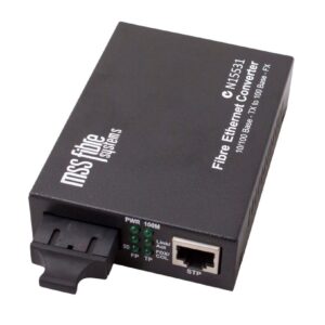 MSS Fibre 100B-TX TO 100B-LX SM 1310NM SC 40KM FC-110S40