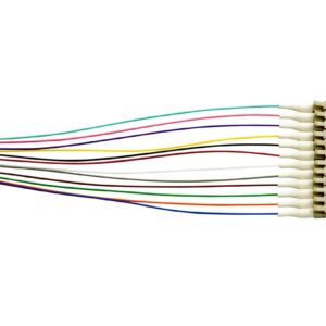 MSS Fibre LC OM1 62.5UM PIGTAILS - 900UM 2M C12PK PLC2M/900-MMC12