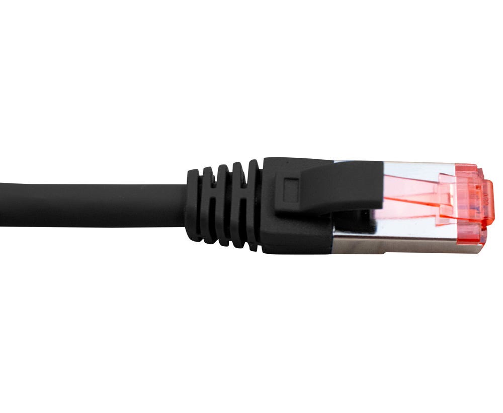 Cabac PATCH LEAD CAT6A SHIELDED BLACK 3M PLC6ABK3