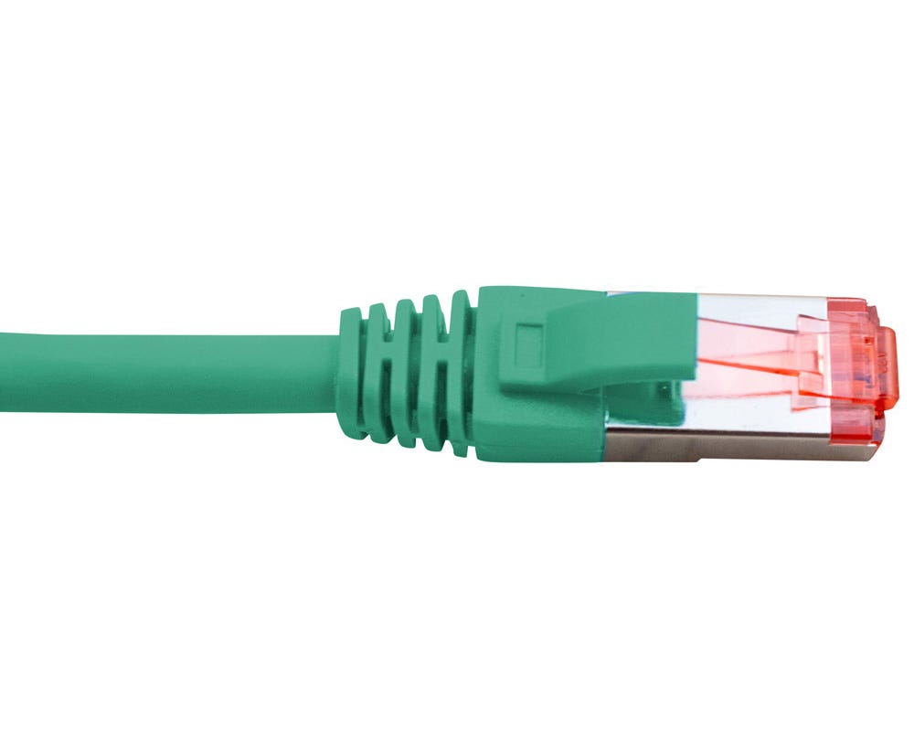 Cabac CAT6A SHIELDED GREEN PATCH LEAD 5M PLC6AGN5