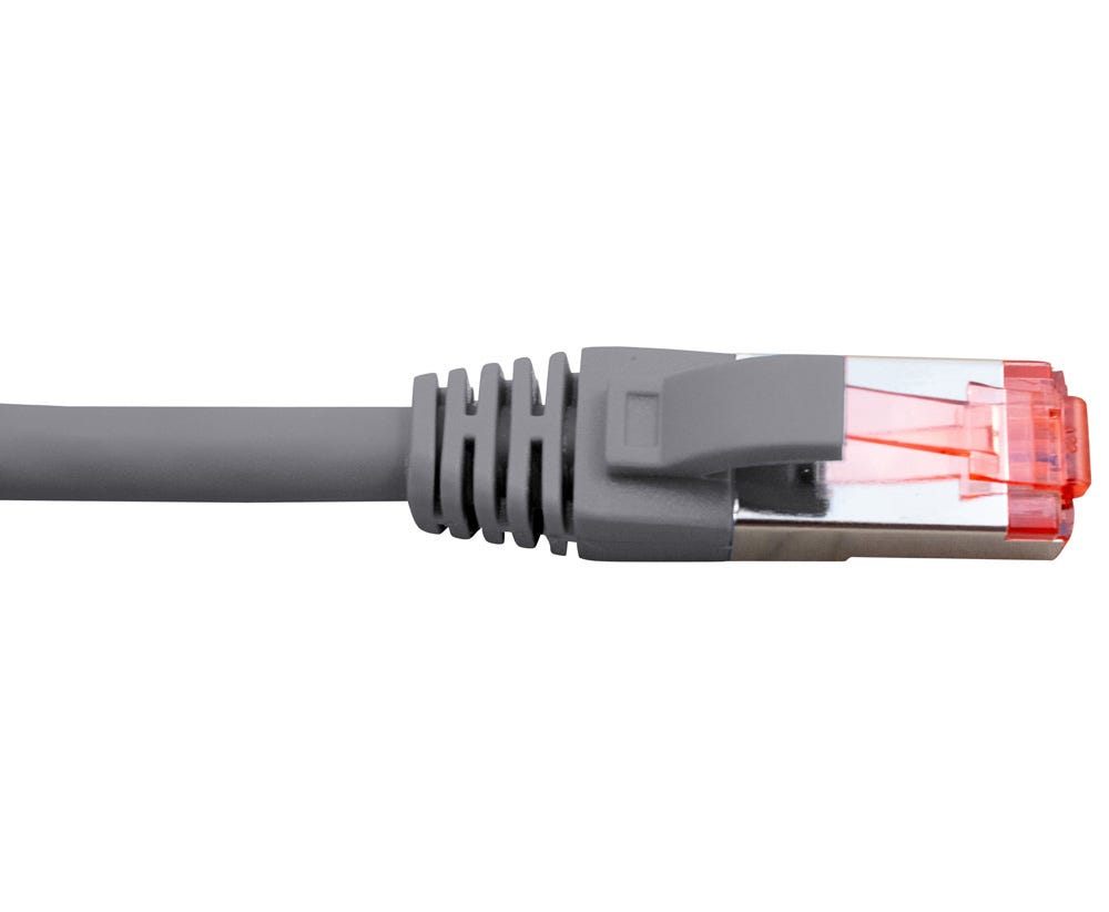Cabac PATCH LEAD CAT6A SHIELDED GREY 1M PLC6AGY1