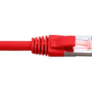 Cabac CAT6A SHIELDED RED PATCH LEAD 3M PLC6ARD3