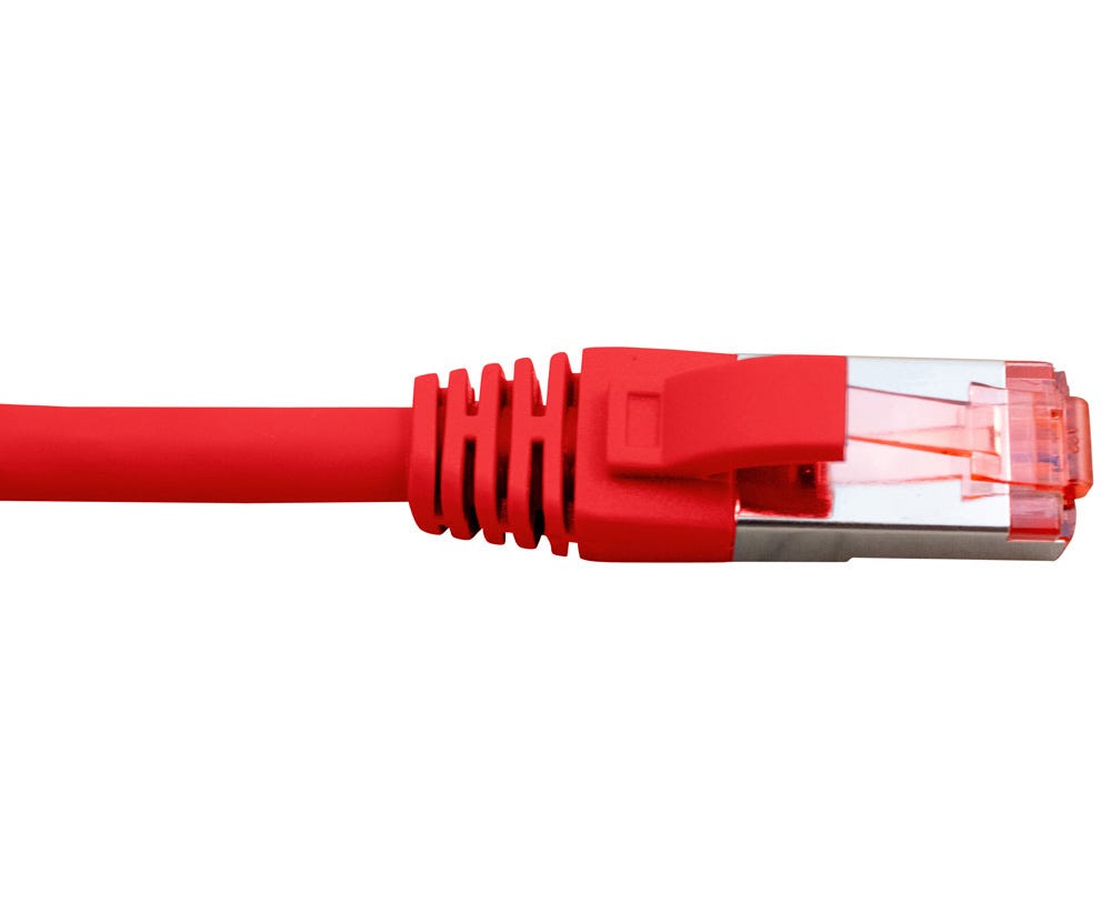 Cabac CAT6A SHIELDED RED PATCH LEAD 5M PLC6ARD5