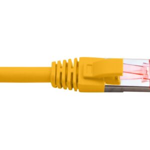 Cabac PATCH LEAD CAT6A SHIELDED YELLOW 0.5M PLC6AYL0.5