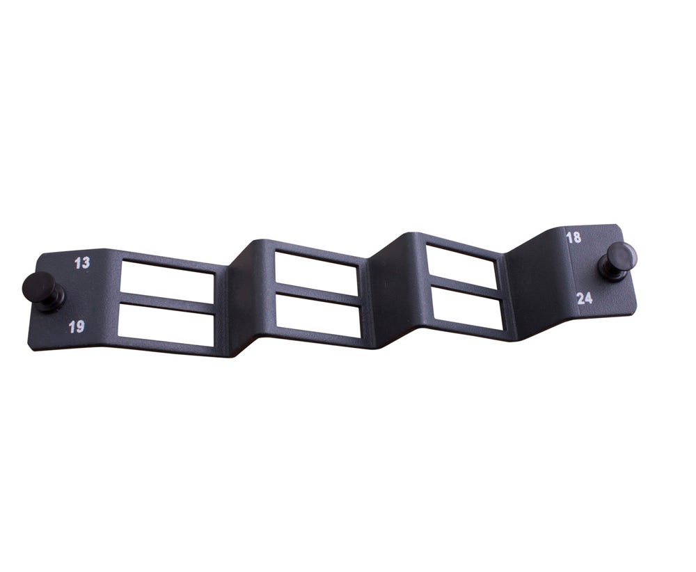 PANEL ANGLED SC DPX 6 PORT 13-24 L/H